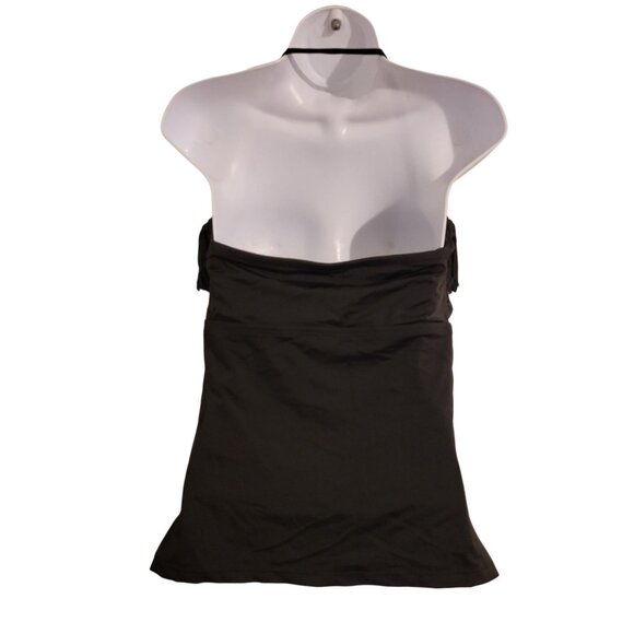 Swimsuits for All 12 Black Fringe‎ Tankini Bandeau Beach Swim Vacation Summer - Picture 5 of 9